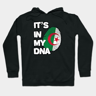 Flag of algeria fingerprint Hoodie